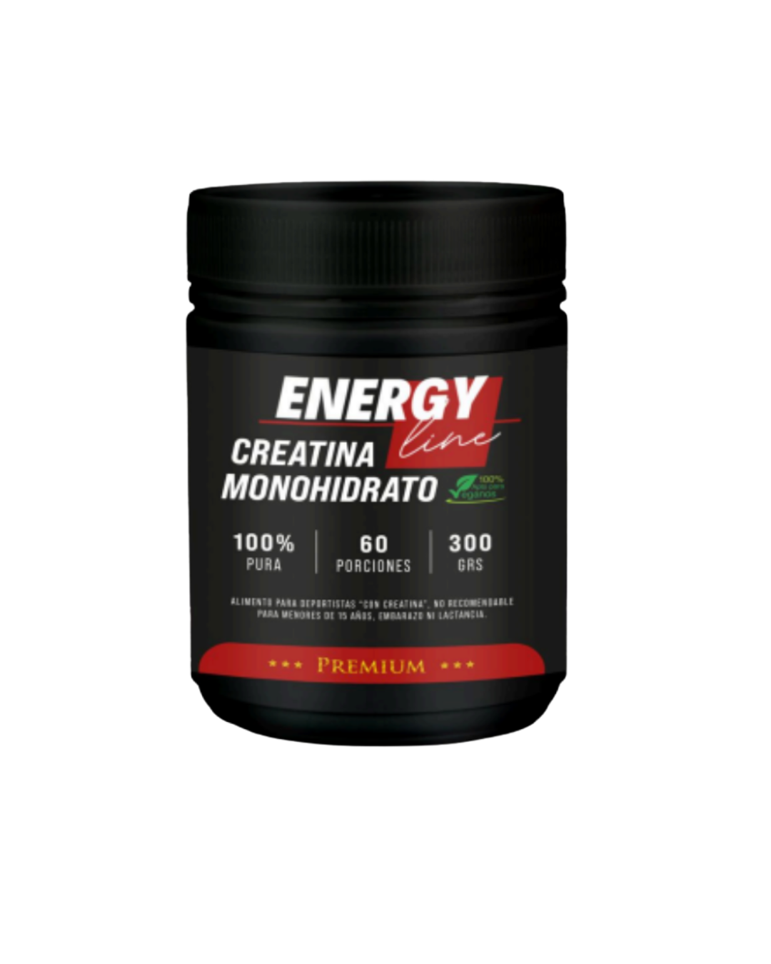 Creatina 300gr Monohidrato, 100% Pura