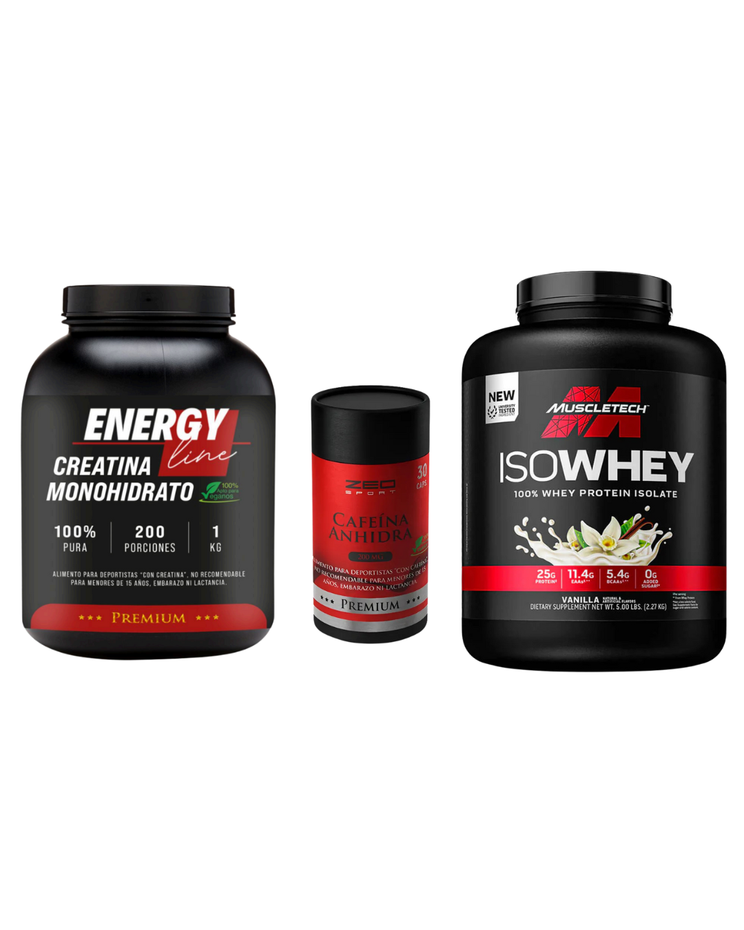 ISOWHEY 5lb + Creatina 1kg + obsequio