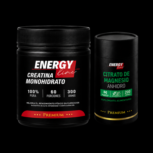 Creatina 300gr + Citrato de Magnesio 90caps