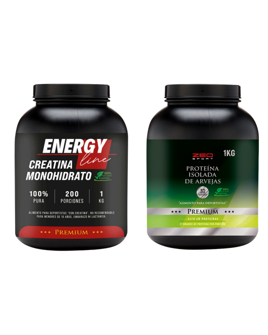 Creatina 1Kg + Proteína 1kg