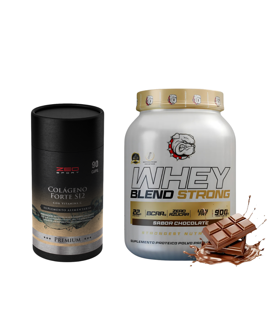 Whey Blend 900gr + Colageno forte 90caps