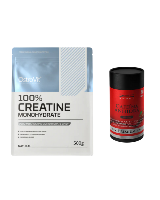 Creatina 500gr + Cafeína obsequio