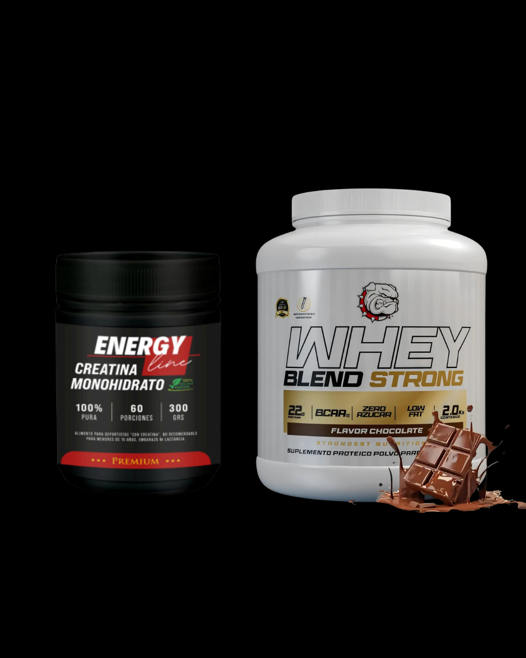 Creatina 300gr + Whey Blend 2KG