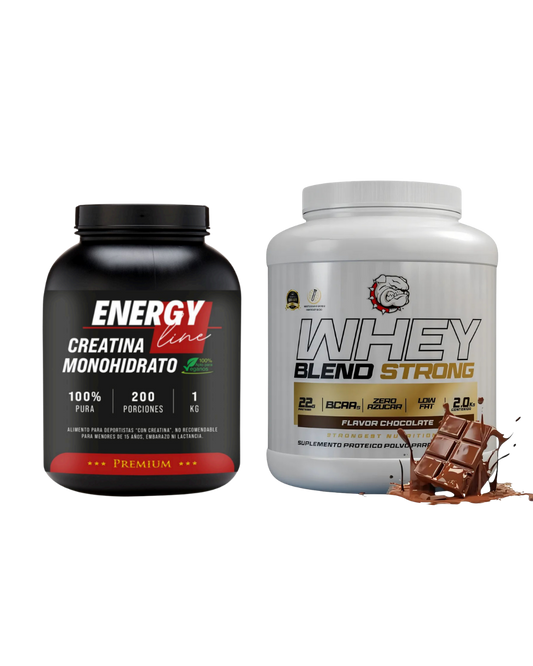 Whey blend 2kg + creatina 1 Kg