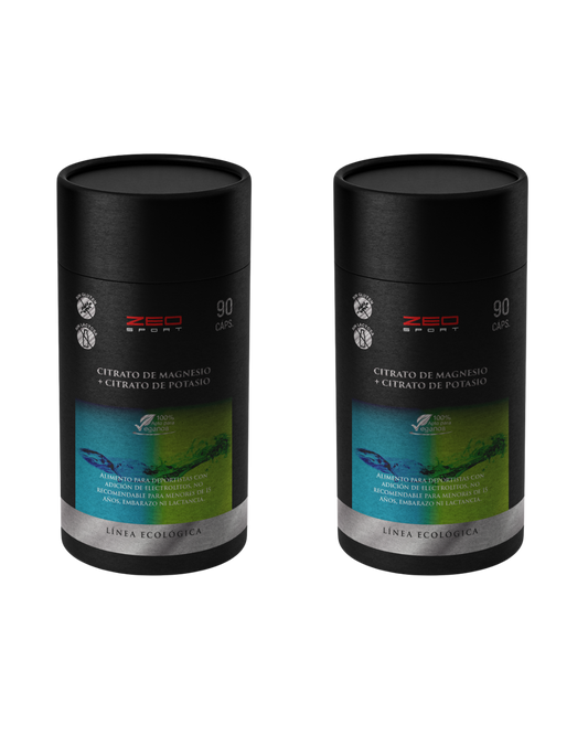 Pack Citrato de magnesio + Citrato de potasio 180caps