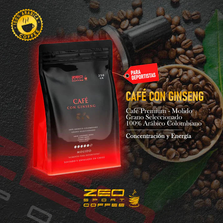 Café sport ginseng - 250gr