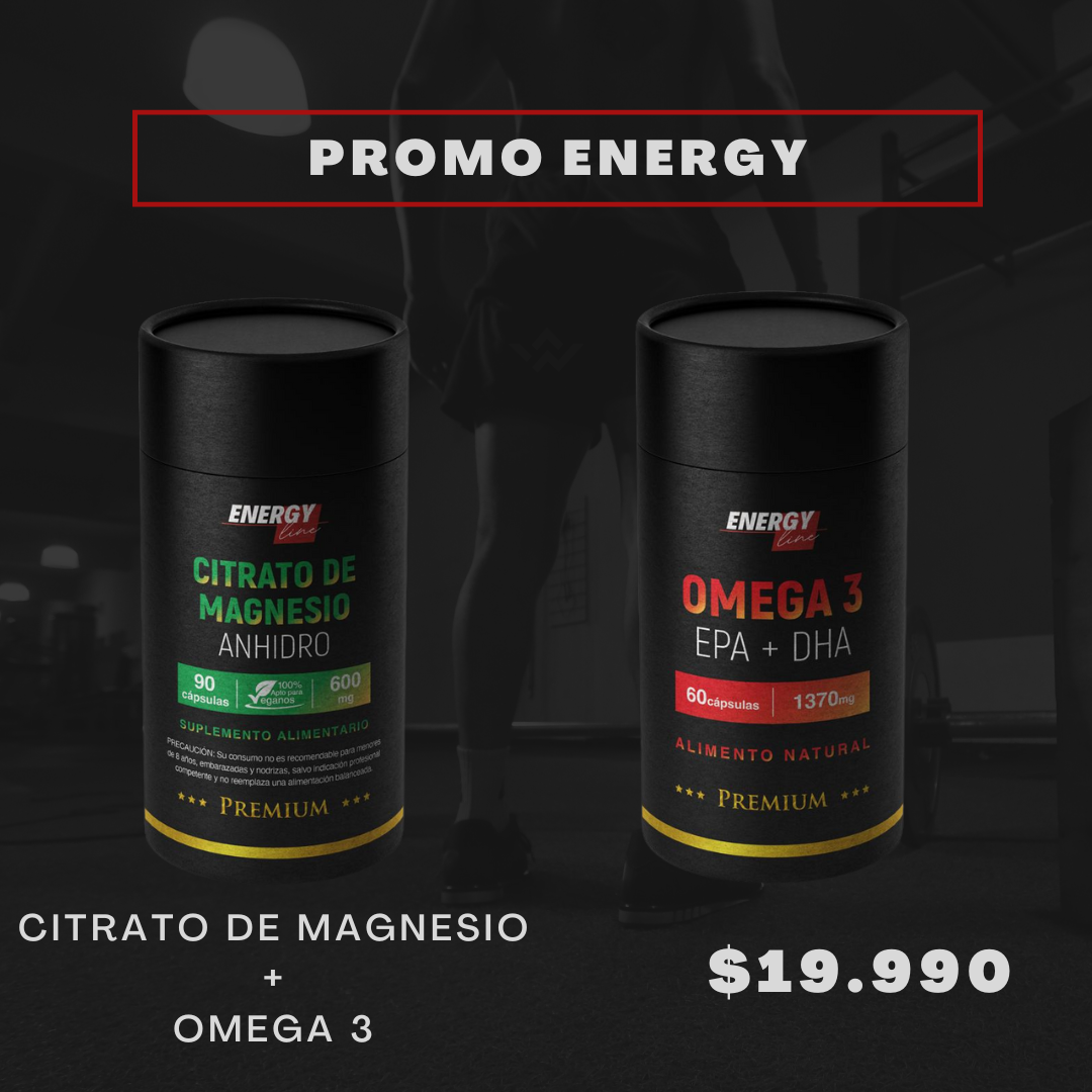 Citrato de Magnesio + Omega 3