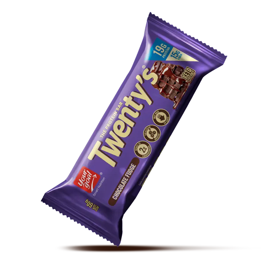 Pack 4 Barras Twenty ́s Chocolate Fudge, 60 g