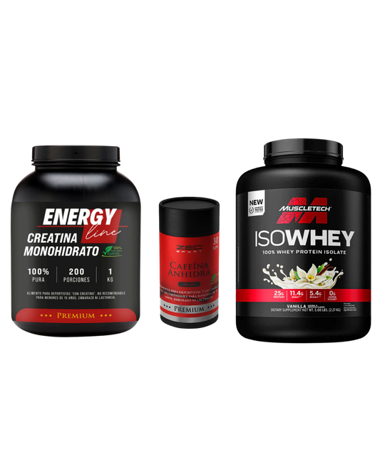 ISOWHEY 5lb + Creatina 1kg + obsequio